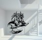Preview: 250105 Wikinger mit 2-Hand Axt Wandtattoo